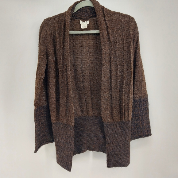 Dries Van Noten Sweaters - Dries Van Noten BROWN Alpaca Cardigan Sweater Size Small